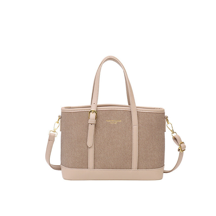 Stylish Herringbone Pattern Tote Bag