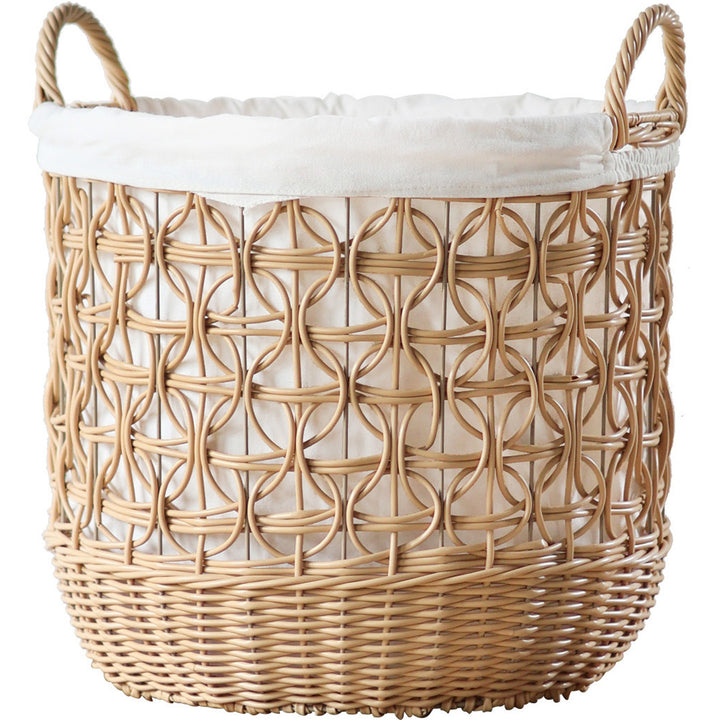 Handwoven storage basket made of natural material Kalsten