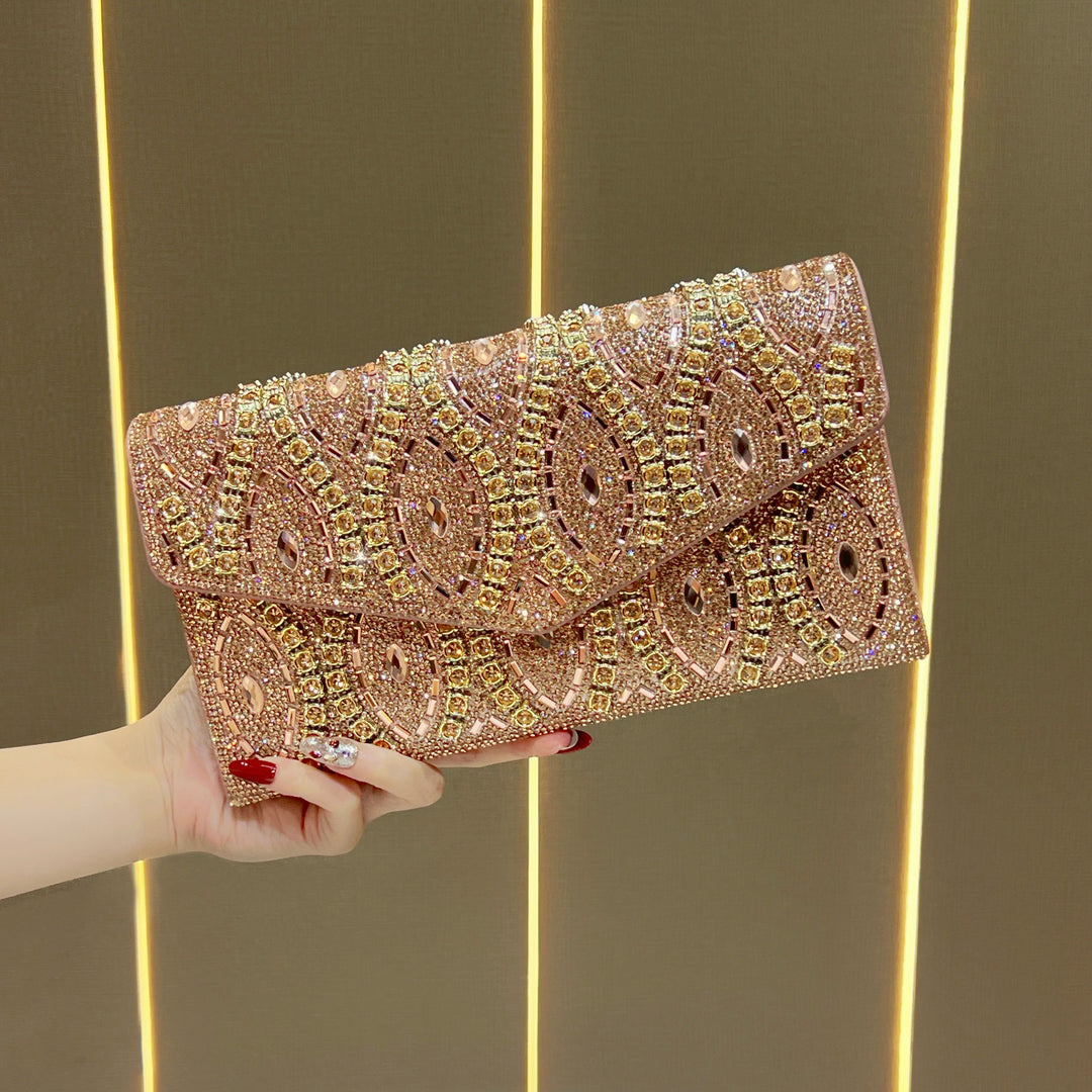 Decorative Sequined Evening Clutch