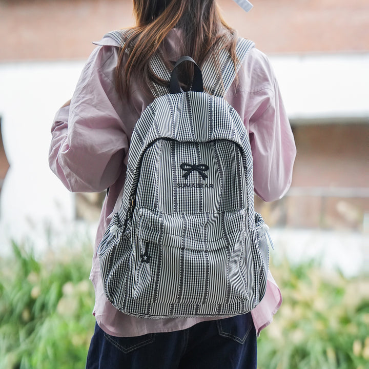 Casual Striped Backpack Kalsten
