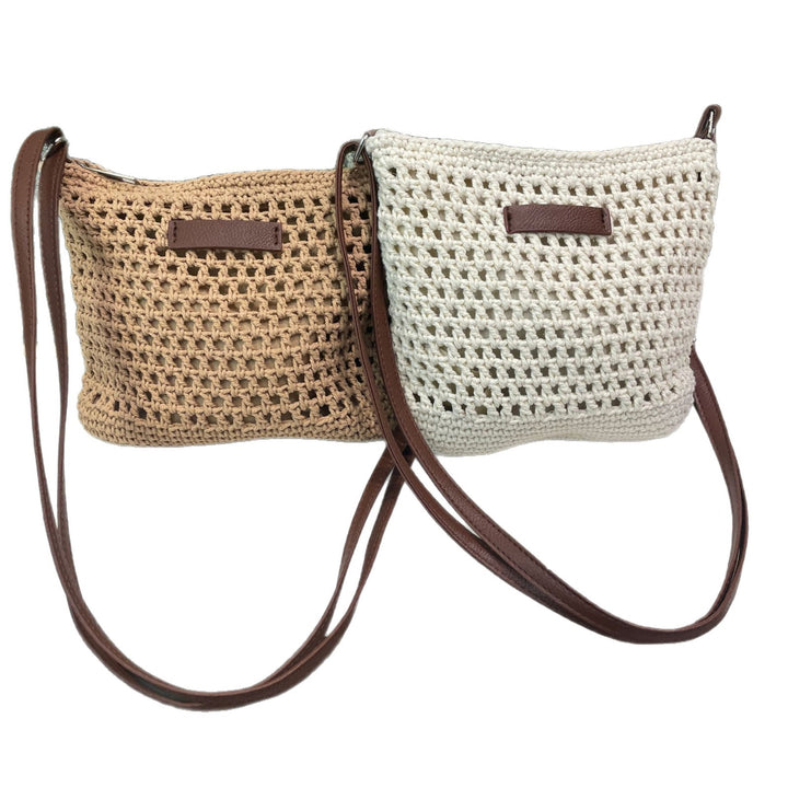 Hand-knotted shoulder bag in modern design Kalsten