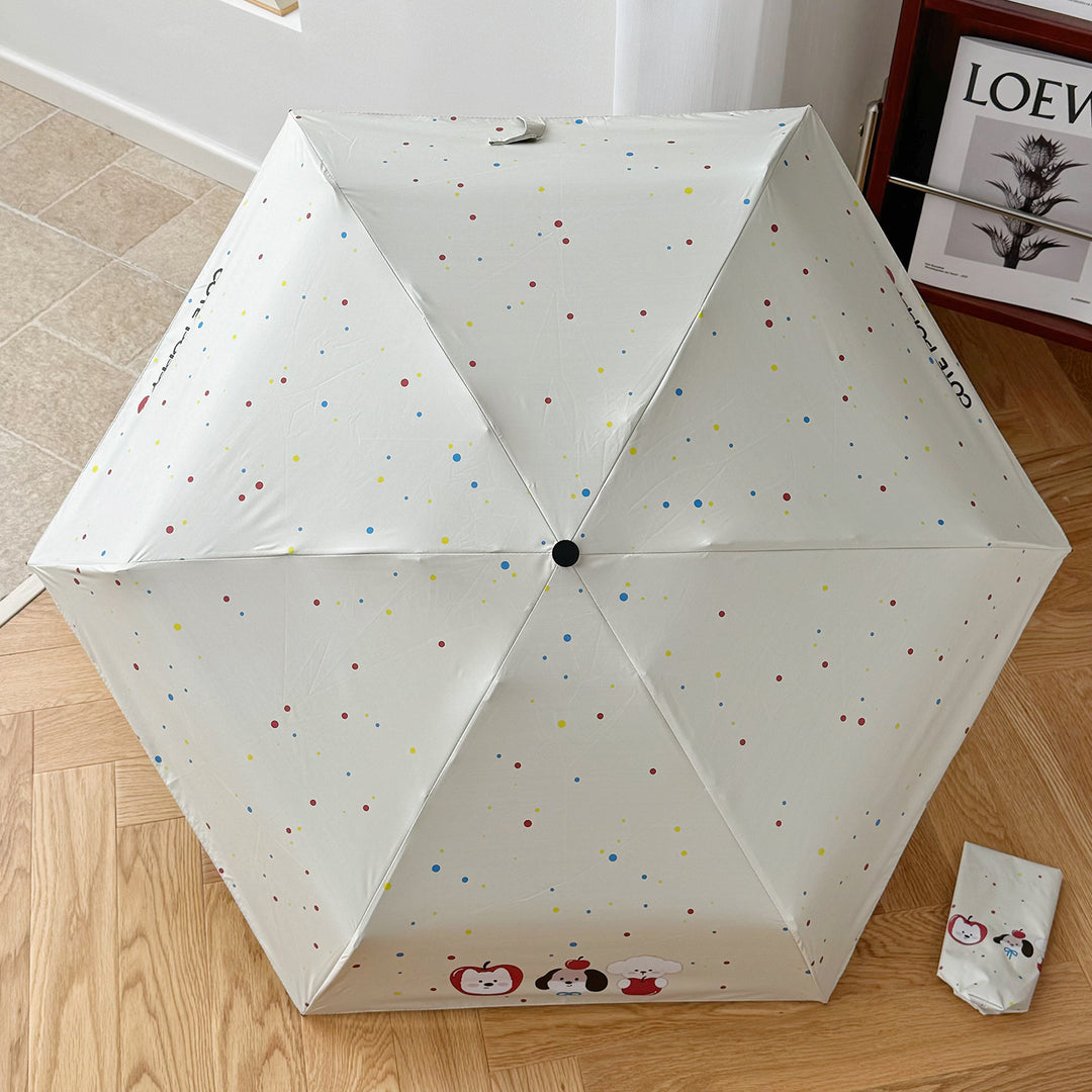 Women's Foldable Umbrella with Cheerful Animal Designs Kalsten