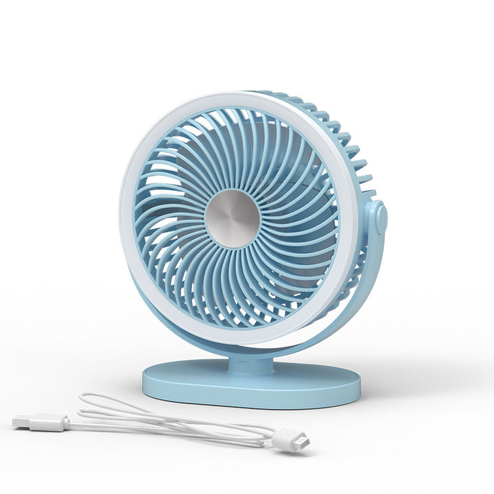 Ladies Portable USB Table Fan with Adjustable Head and Stylish Design Kalsten