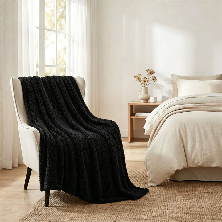 Chunky Knit Throw Blanket