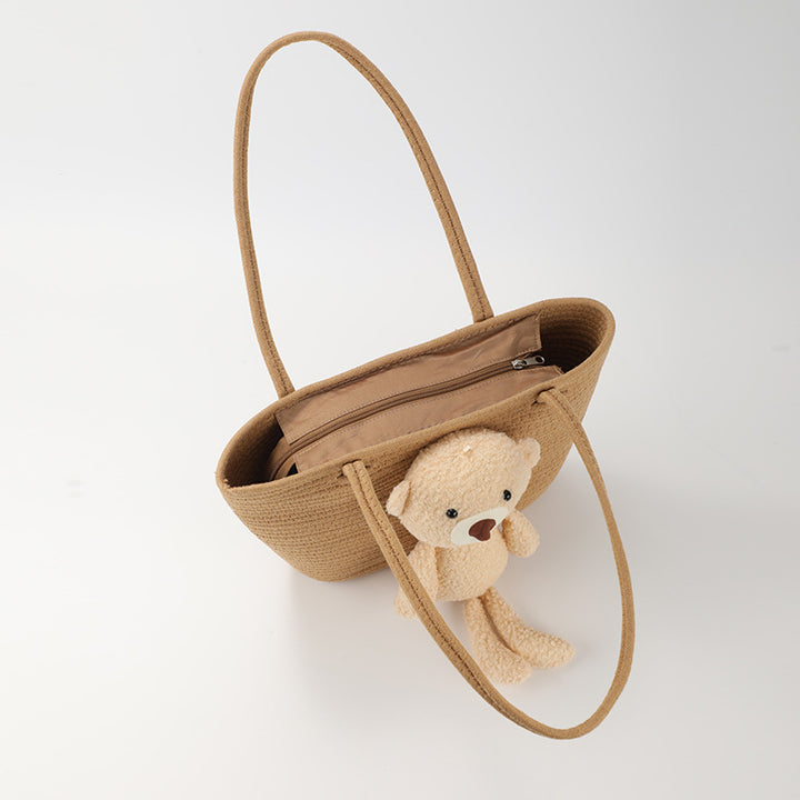 Women's handbag with cute cuddle bear accent Kalsten