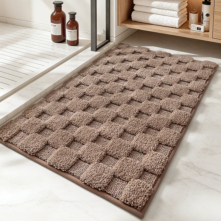 Textured Memory Foam Bath Mat Kalsten