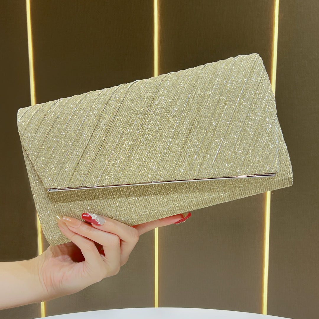 Elegant Pleated Clutch