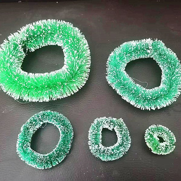 Decorative Tinsel Wreath Set Kalsten