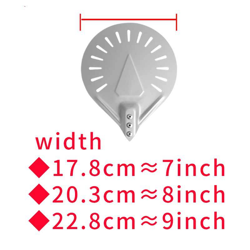 perforated aluminum pizza peel with ergonomic non-slip handle Kalsten