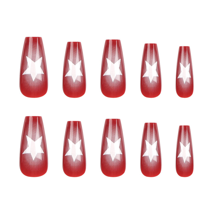 Artful Nail Art with Star Pattern Kalsten