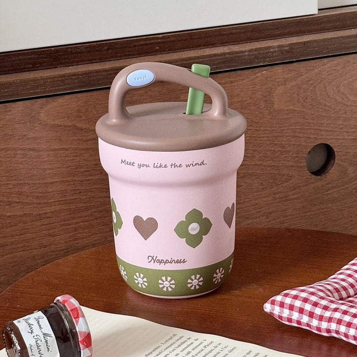Women Practical Drinking Containers with Innovative Carry Handle Kalsten