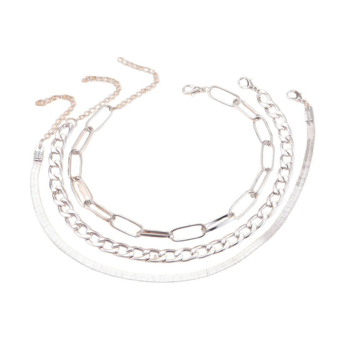 Twisted Silver Chain Bracelet Kalsten