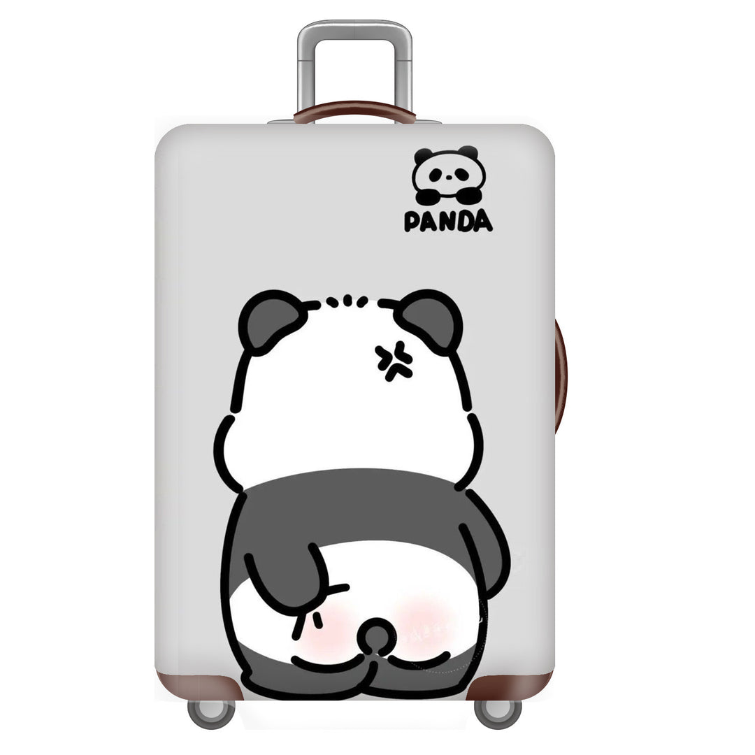 Unisex Hard-shell Travel Suitcase with Funny Panda Design Kalsten