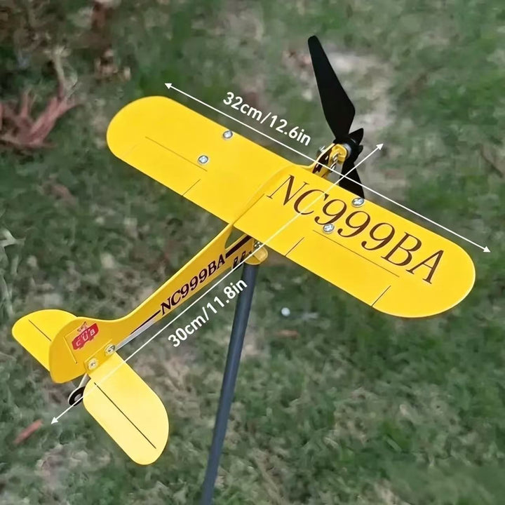 Decorative Airplane Garden Stake Kalsten