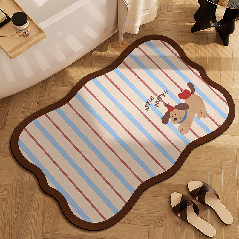 Cute Panda-Themed Bath Mat Kalsten