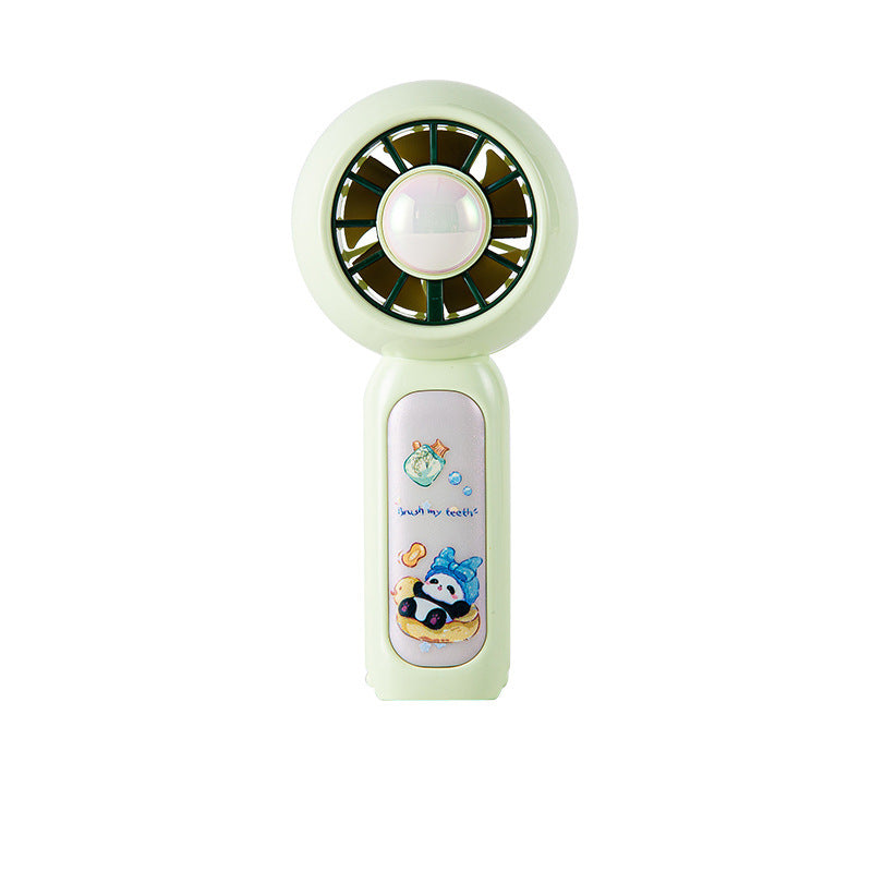 Women Portable Mini Hand Fan with Cute Panda Design Kalsten