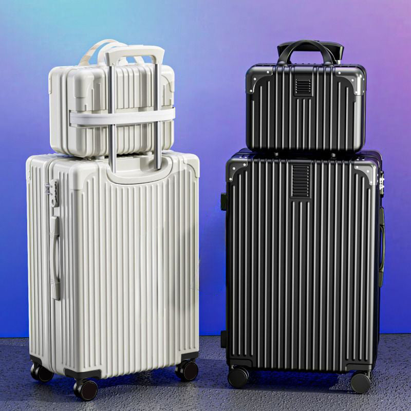 Stylishly Engineered Ridge-Textured Luggage Kalsten
