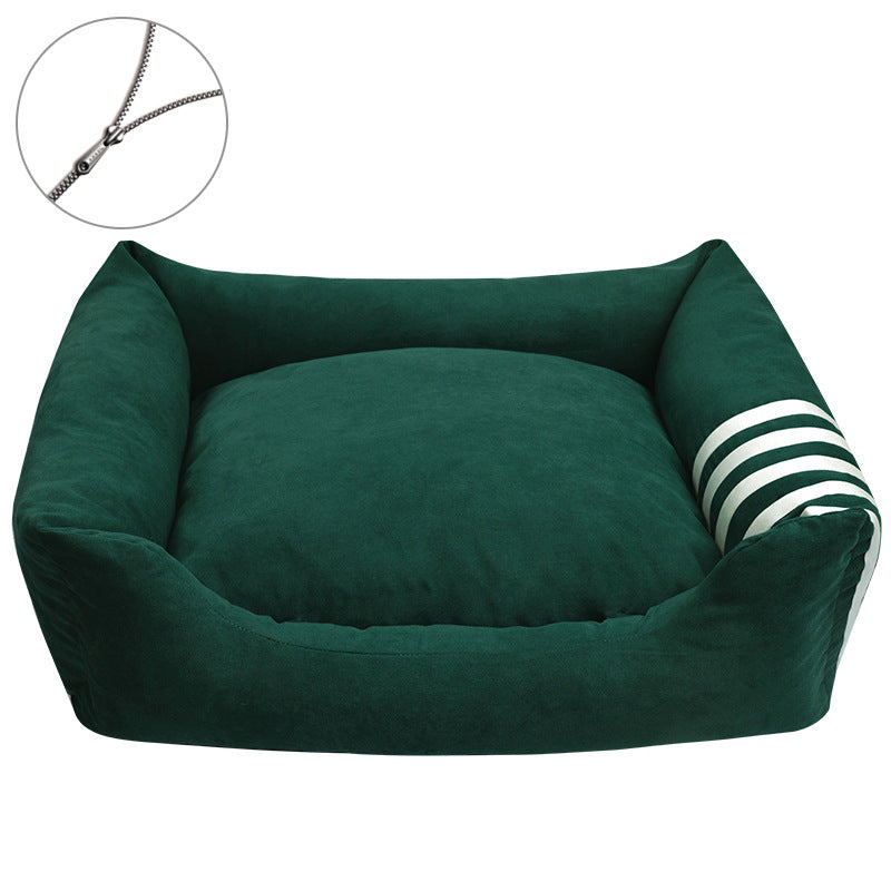 Cozy Bolstered Dog Bed
