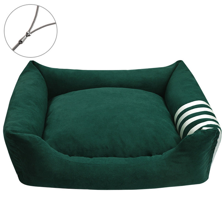 Cozy Bolstered Dog Bed