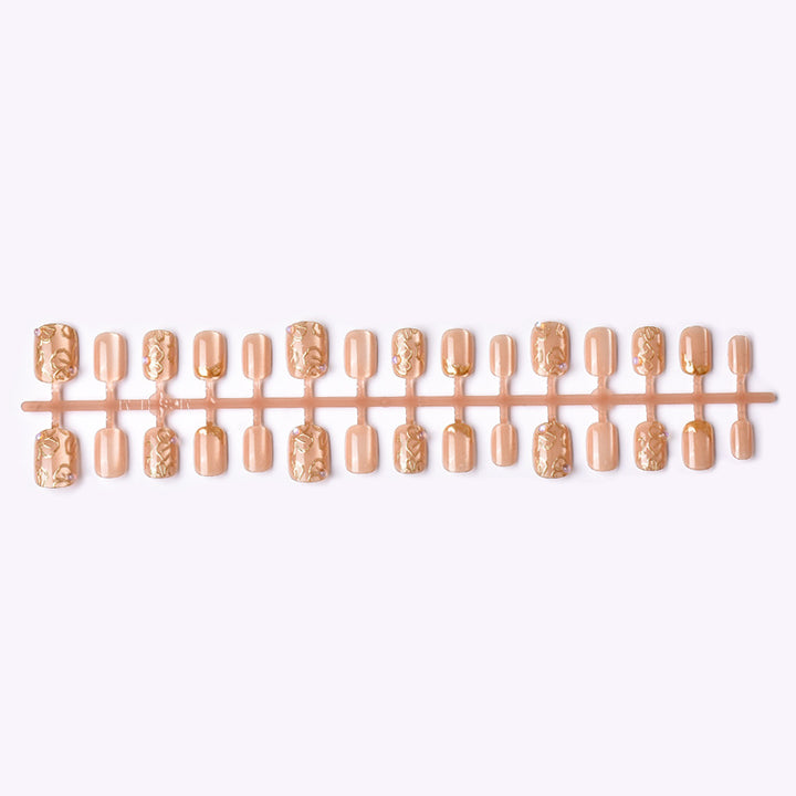 Elegant Floral Design Press-On Nail Art Set Kalsten 1790636584