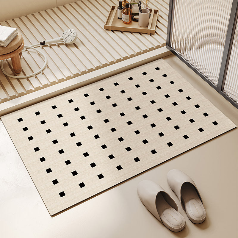 Stylish Geometric Pattern Bath Mat Kalsten