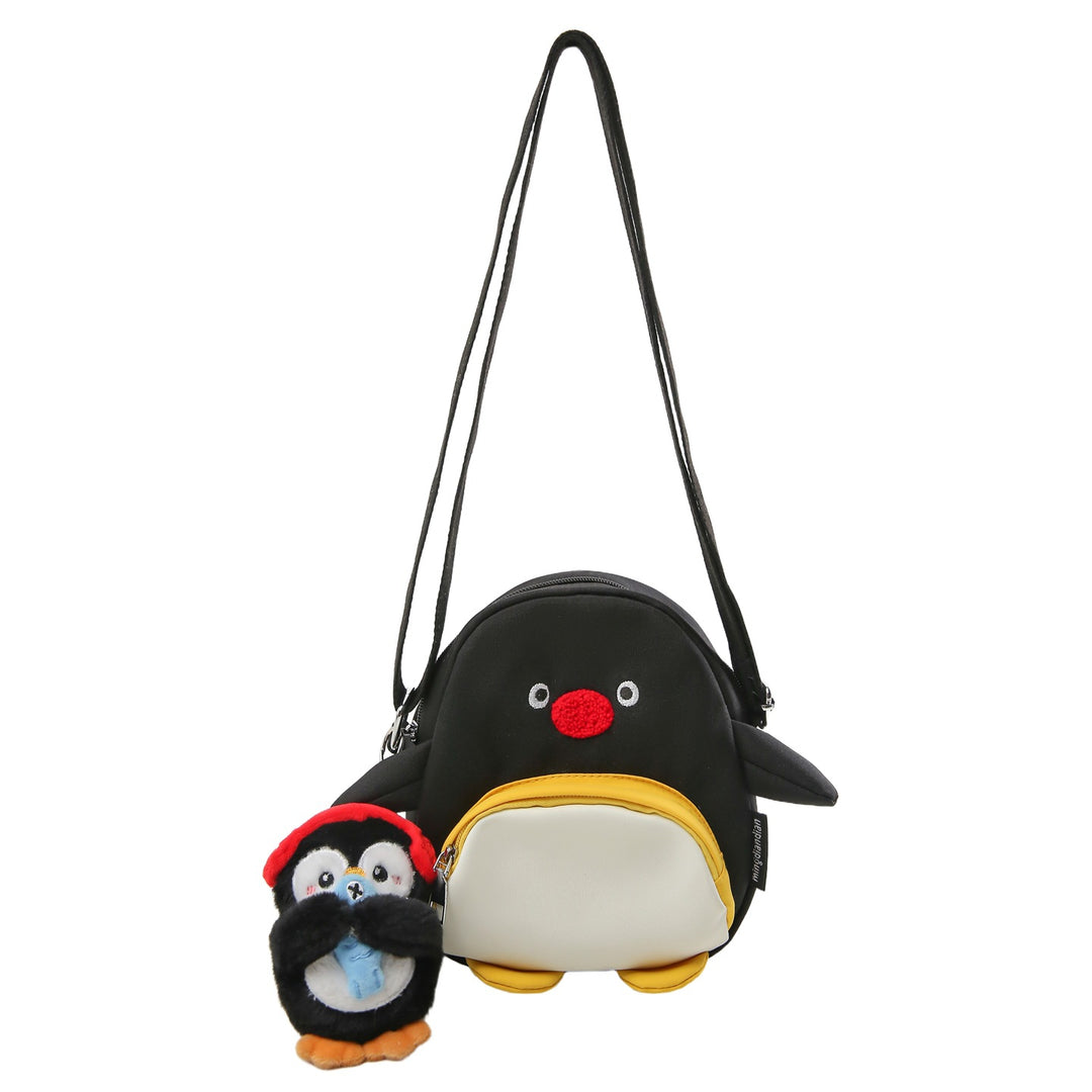 Whimsical Penguin-Themed Crossbody Bag
