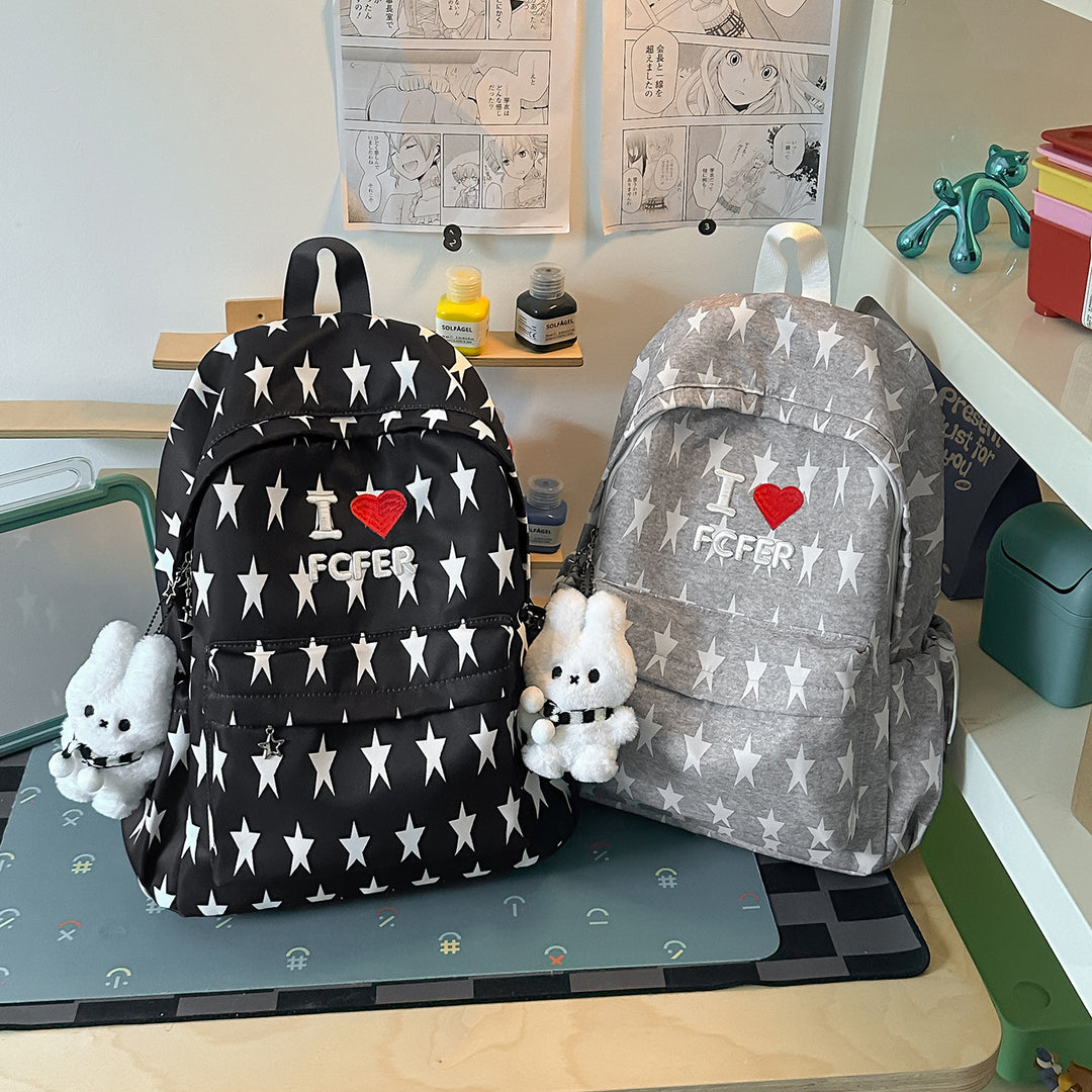 Casual Star-Patterned Backpack Kalsten