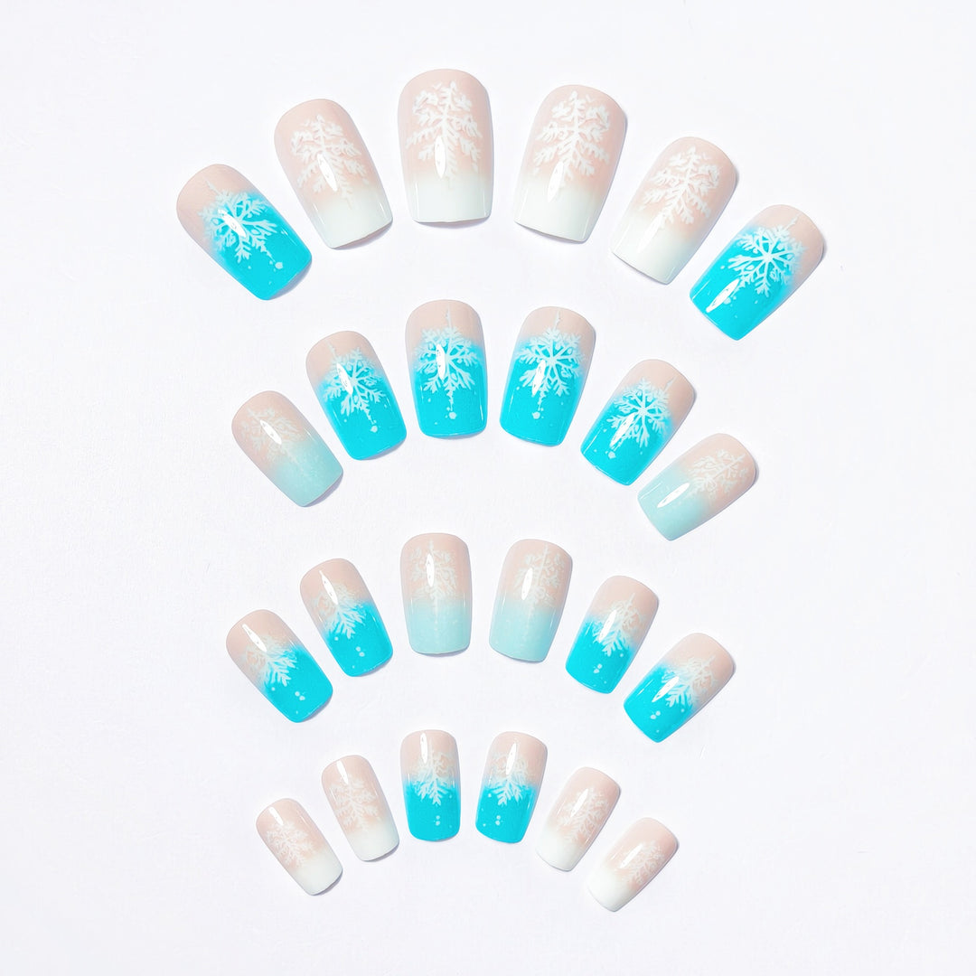 Artistic Winter Wonderland Nail Art Kalsten