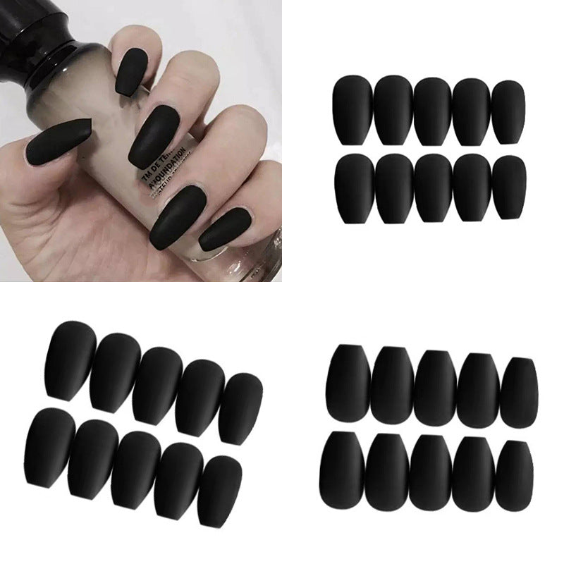 Matte Finish Press-On Nail Set Kalsten