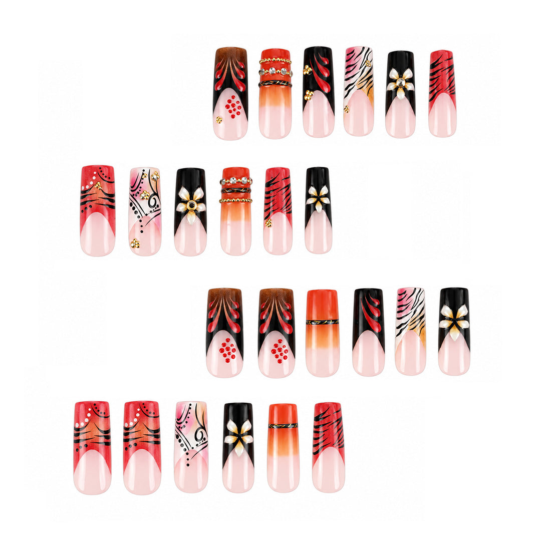 Decorative Themed Press-On Nails