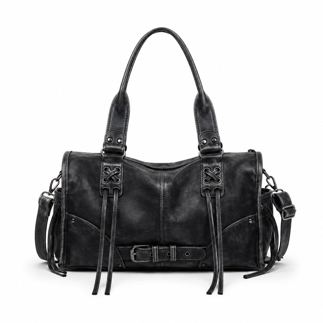Elegant Structured Leather Handbag