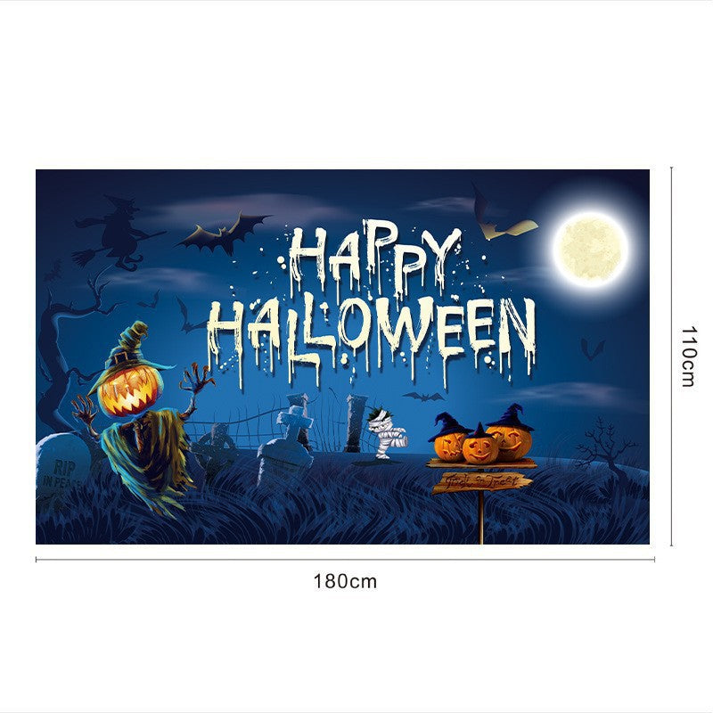 Halloween-Themed Decorative Welcome Mat Kalsten