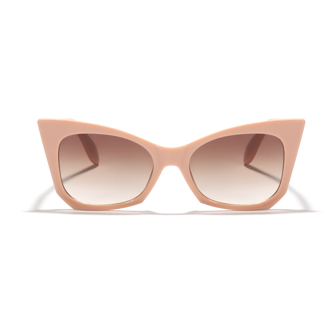 Women's sunglasses in trendy cat-eye design with striking leopard pattern Kalsten