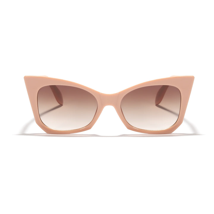 Women's sunglasses in trendy cat-eye design with striking leopard pattern Kalsten