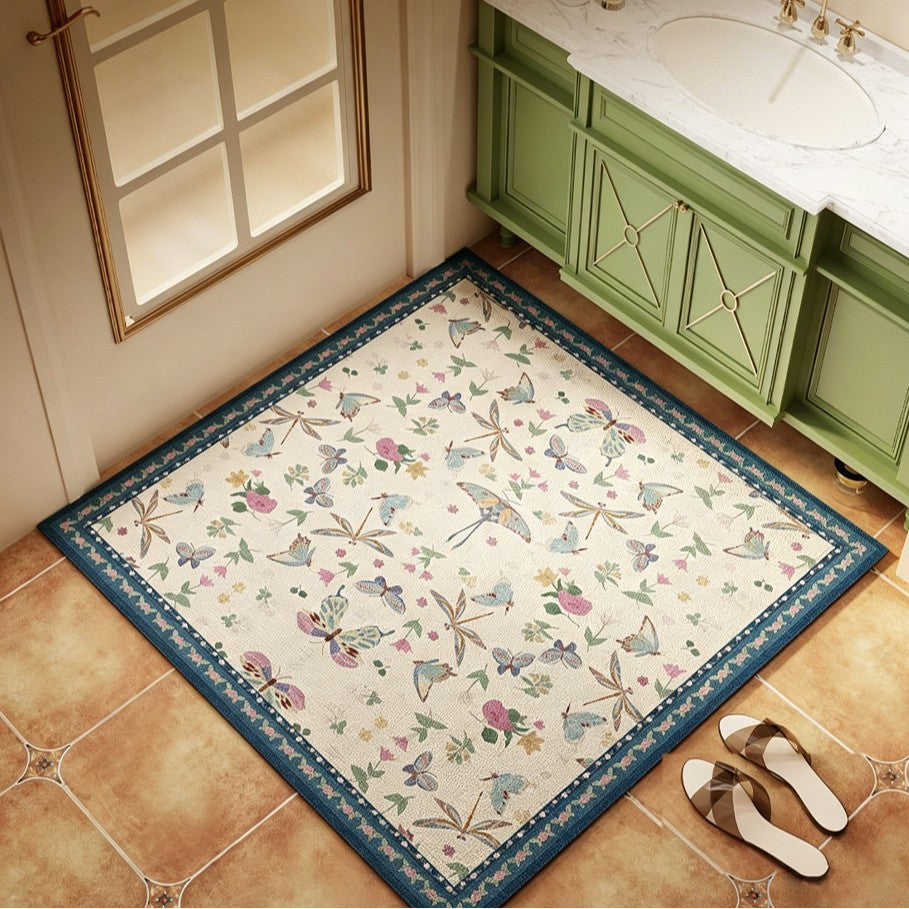Floral Decorative Area Mat