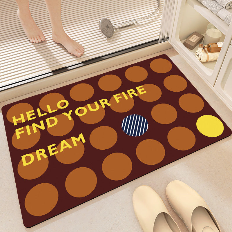 Luxurious Bathroom Floor Mat Kalsten