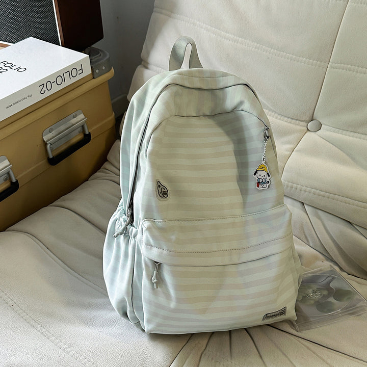 Cute Cartoon Design Striped Backpack Kalsten