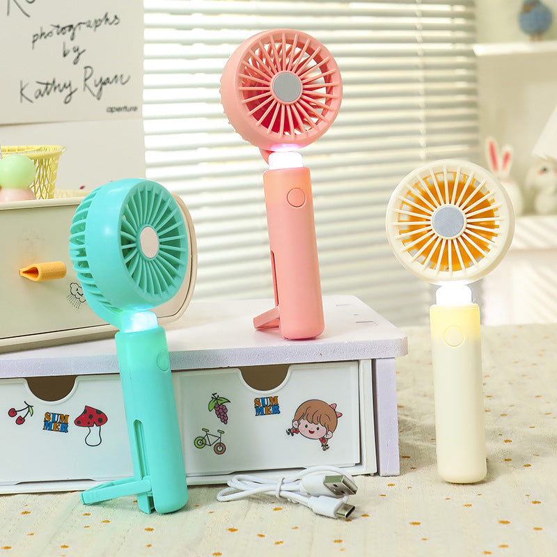 Women Portable USB Lamp Fan with Innovative Design Kalsten
