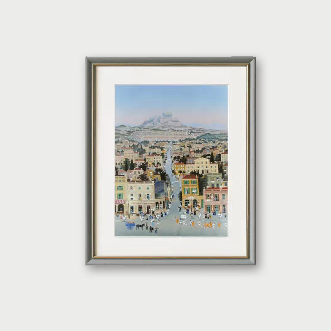 Framed Winter Landscape Artwork