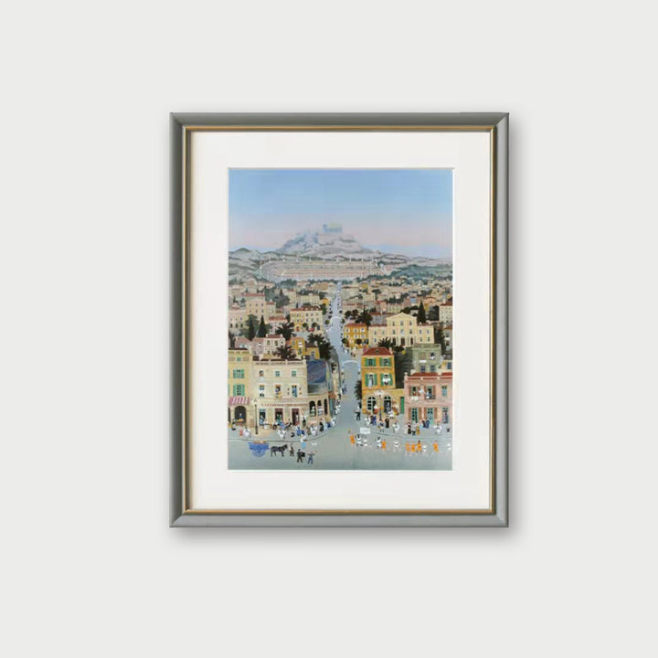 Framed Winter Landscape Artwork
