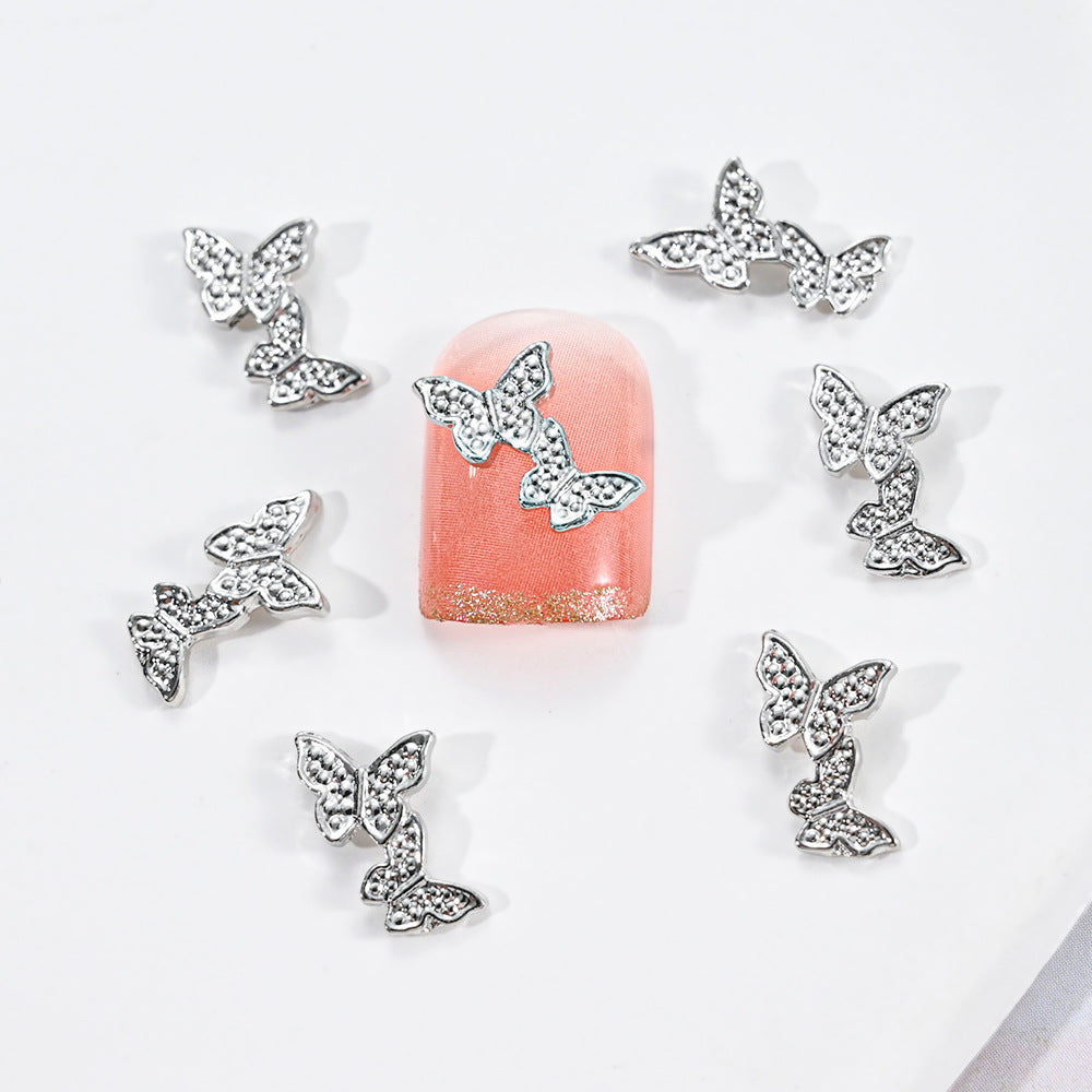 Decorative Rhinestone Butterfly Nail Charms