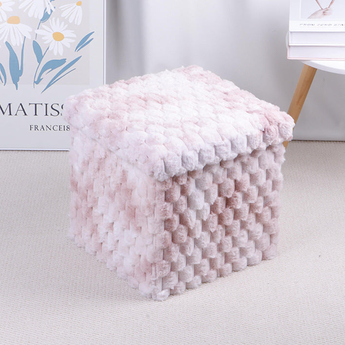 Plush Rectangular Storage Ottoman Kalsten