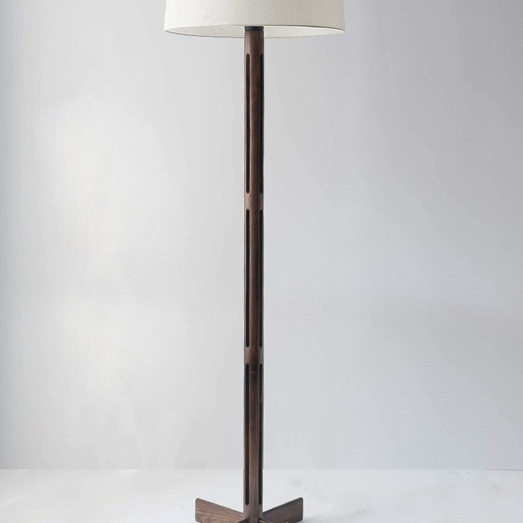 Elegant Adjustable Wooden Floor Lamp