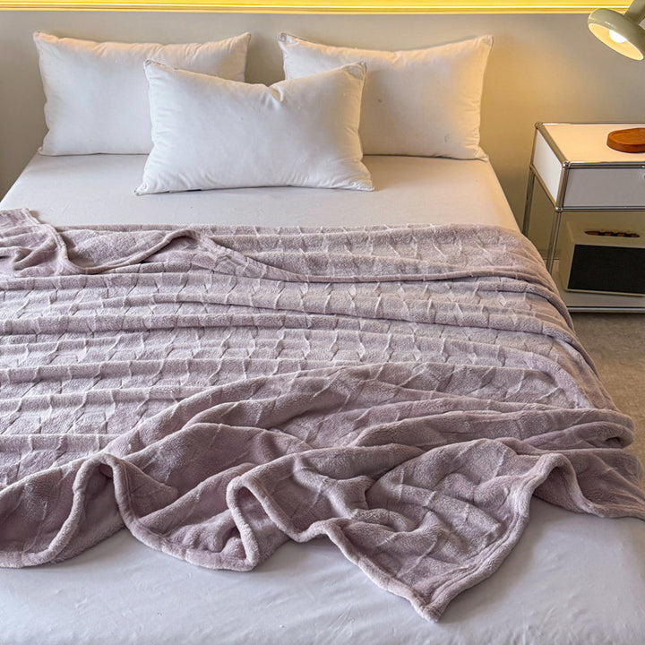 Plush Fleece Throw Blanket