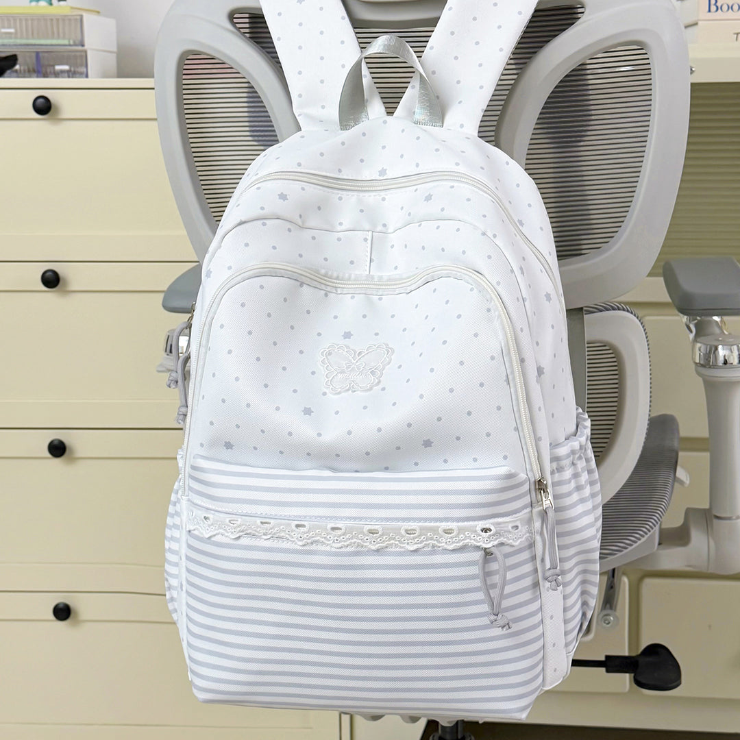 Playful Bunny-Ear Design School Backpack Kalsten
