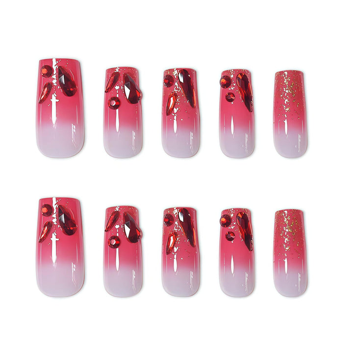 Artistic Decorative Gel Nail Extensions Kalsten