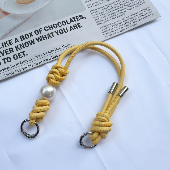 Elegant Knotted Leather Keychain Holder Kalsten