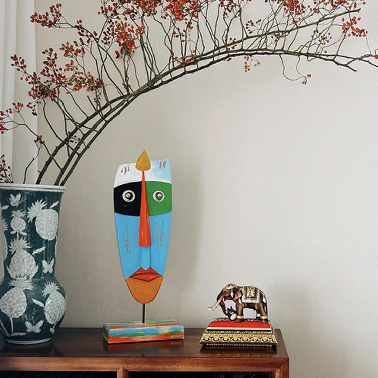 Decorative Abstract Face Sculpture
