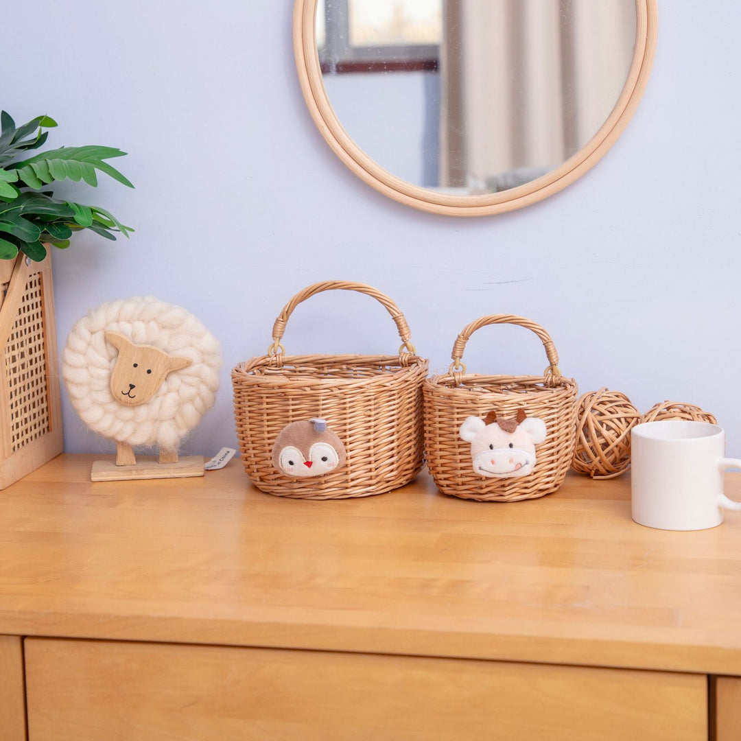 Decorative Handwoven Wall Basket Kalsten