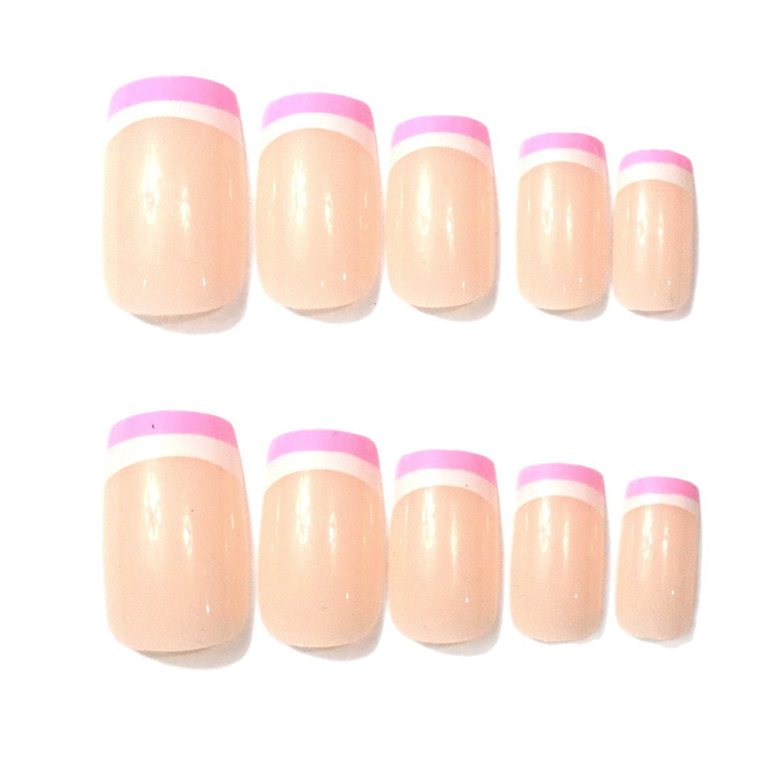 Acrylic French Tip Nail Enhancements Kalsten
